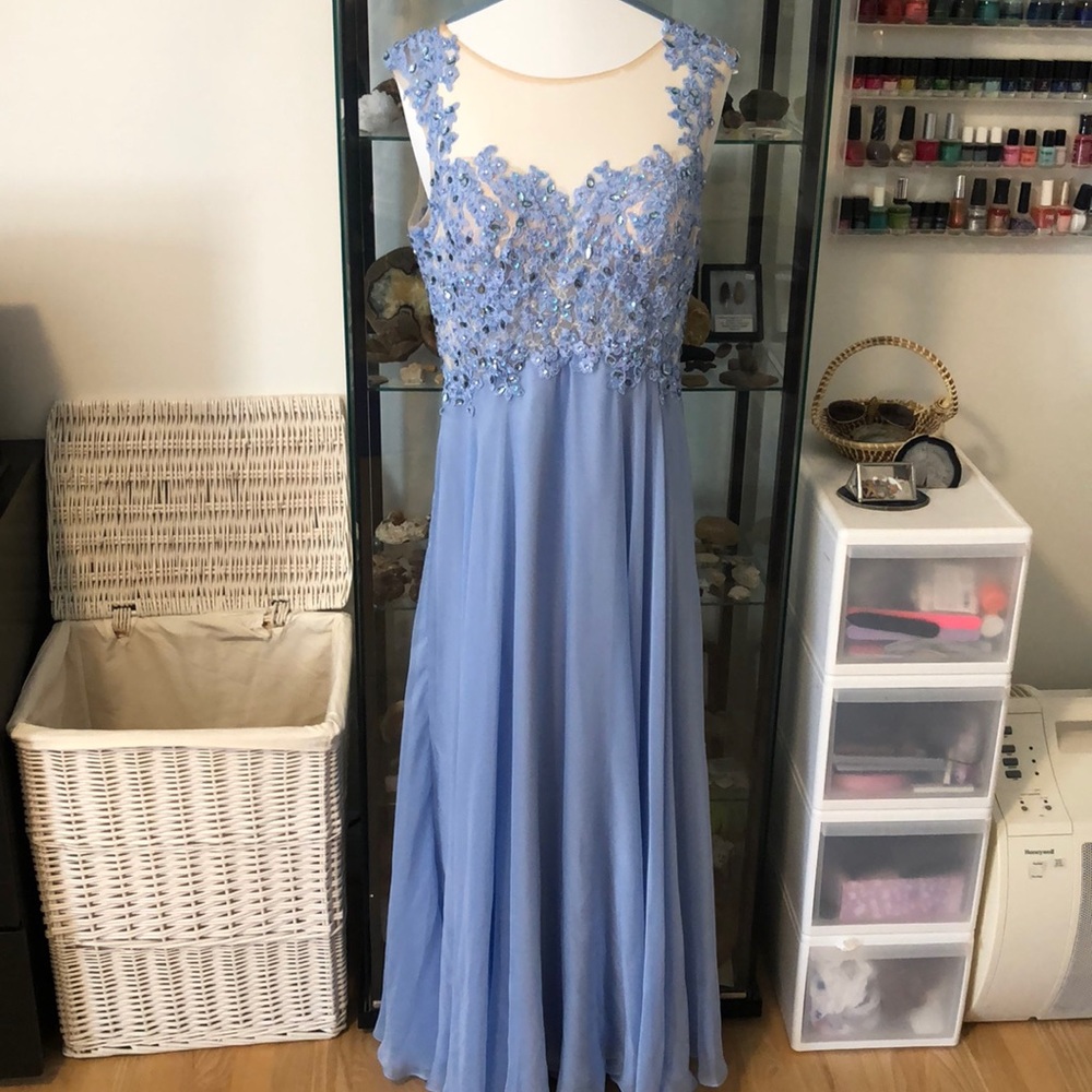 Blue prom dress size medium